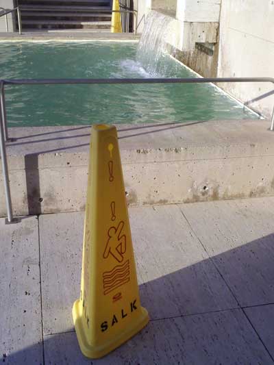 Danger - water