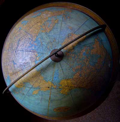 Will Rogers Globe -Round The World Trip