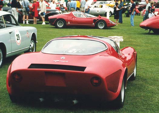 Where else could you see TWO Alfa Tipo 33 Stradales aboveboth from 